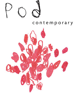 Graphic logo of Pod Contemporary
